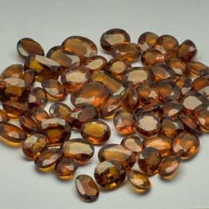 145.790ct oval brown hessonite-gomed