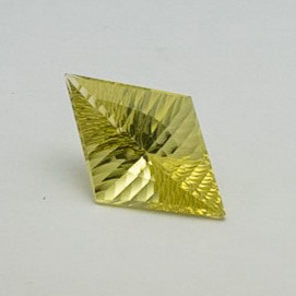 16.320ct rectangle yellow quartz