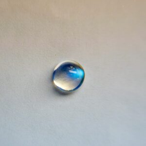 3.57ct round white moonstone