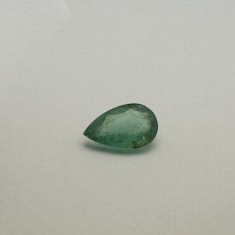 5.29ct pear green emerald-panna