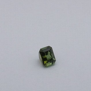 3.355ct square green tourmaline