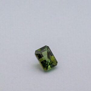 3.830ct square green tourmaline