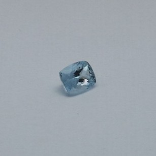 2.370ct cushion sky-blue aquamarine
