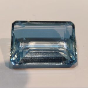 16.580ct square sky-blue aquamarine