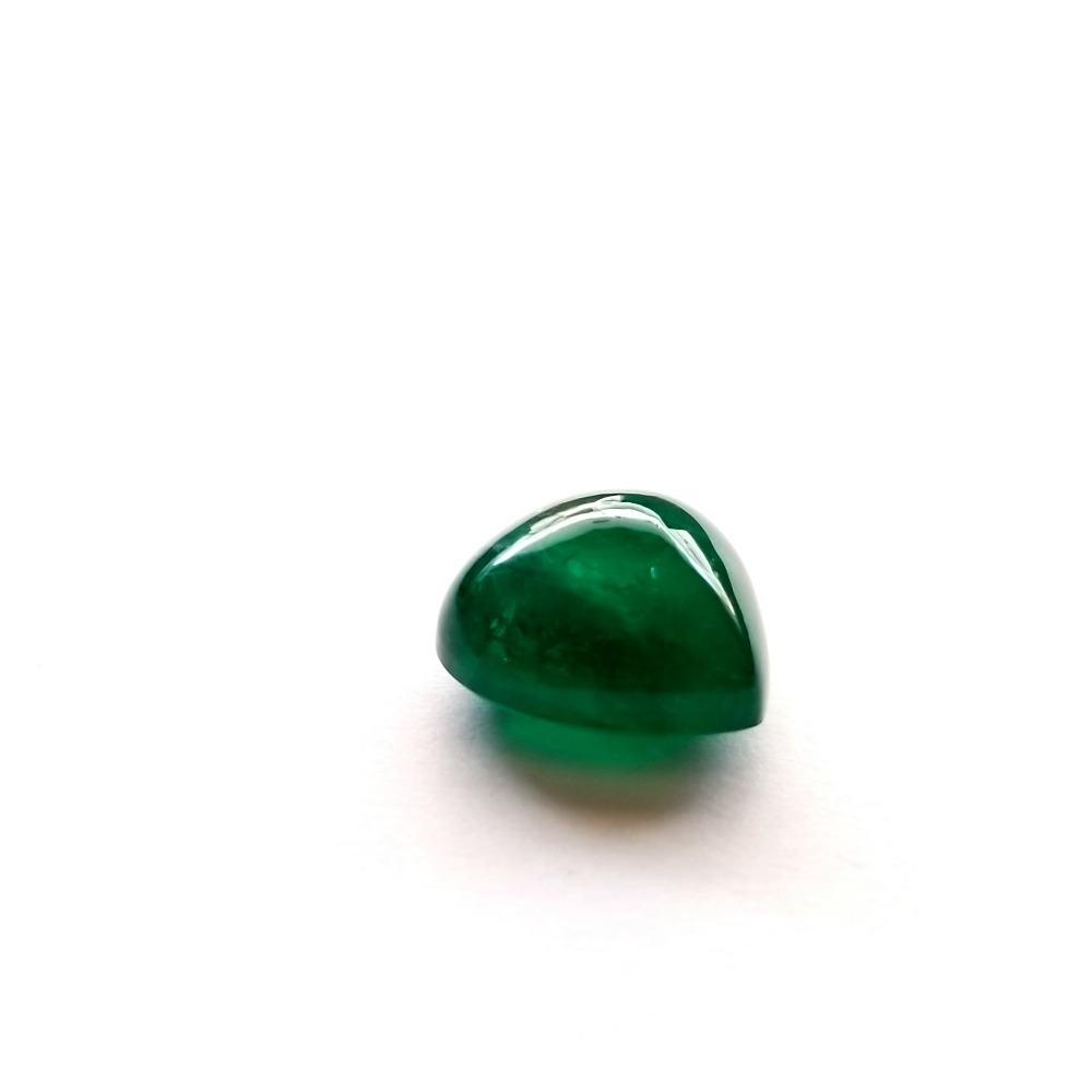 7.22ct pear green emerald-panna
