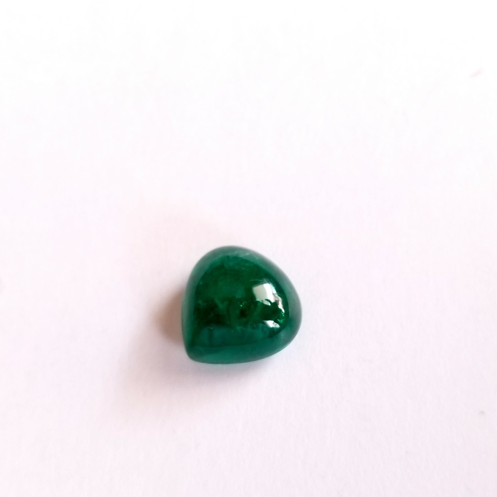 7.22ct pear green emerald-panna