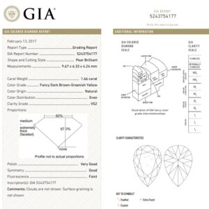 1.66ct pear brown diamond-heera