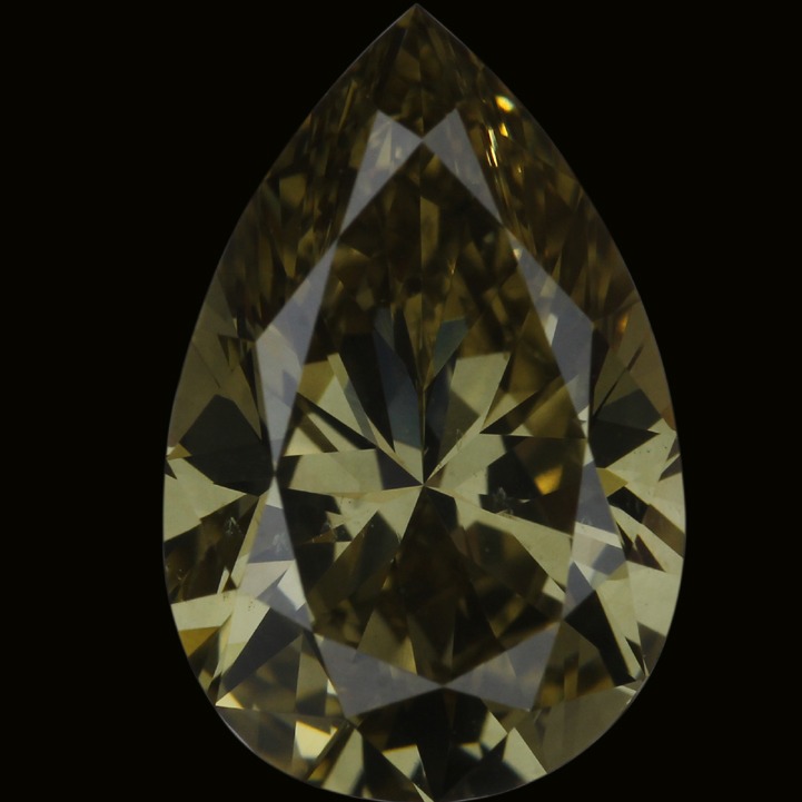1.66ct pear brown diamond-heera
