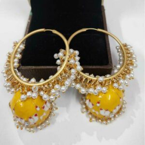 Gold plated earrings