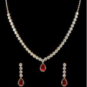 Gold plated pendant set