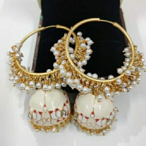 Gold plated jhumkhi