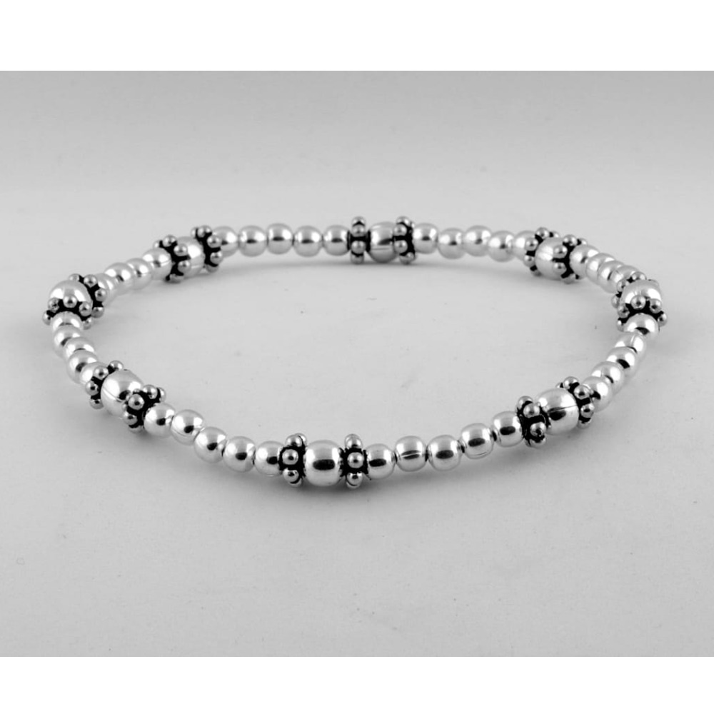 925 Sterling Silver Beads Bracelet JP-B07