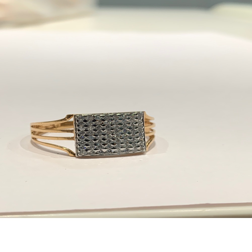Gents rose gold ring