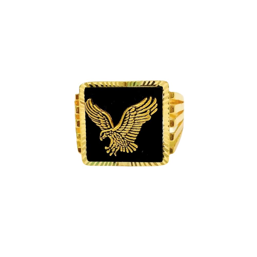 22k Gold Shining For Men's Ring GR770