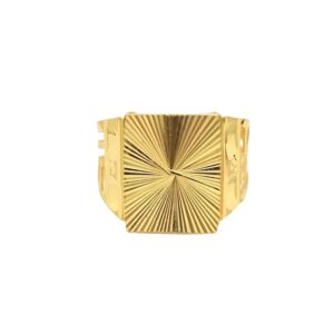 22k Gold Simple For Men's Ring GR771