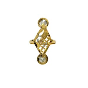 22k Gold Unique Women Ring LR6968