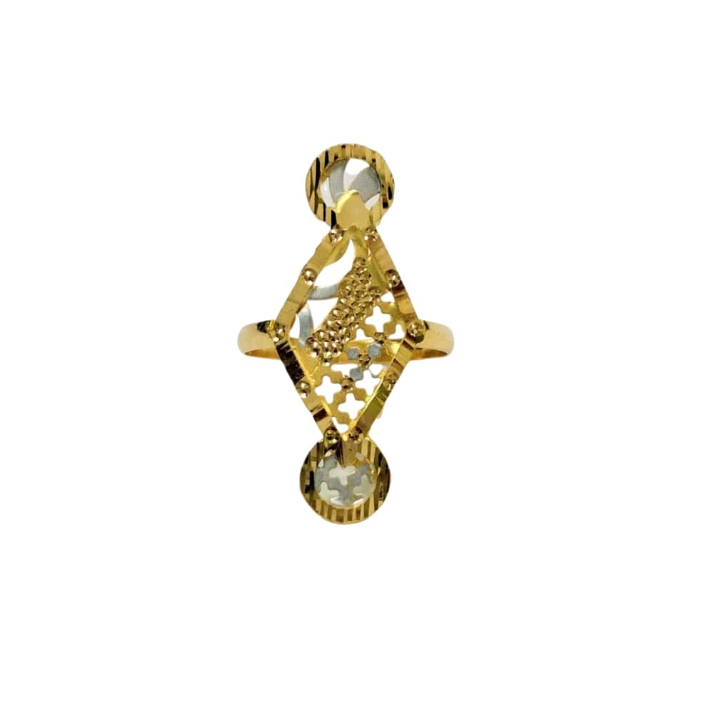 22k Gold Unique Women Ring LR6968