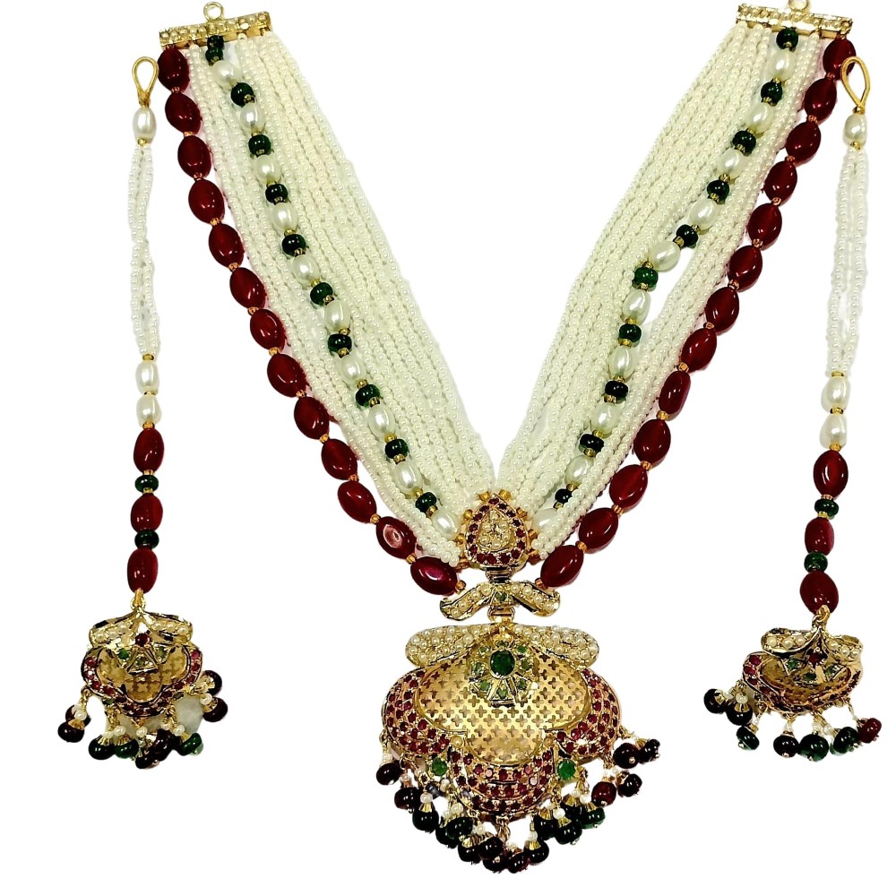 Gold Designer Design Necklace Set JS805
