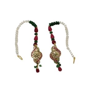 Gold Elegant Design Design Necklace Set JS581