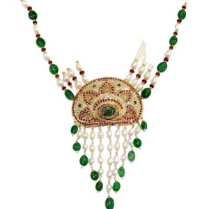 Gold classy design necklace set js928