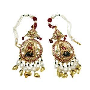 Gold Unique Fancy Necklace Set JS732