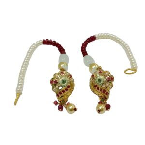 Gold Stunning Fancy Necklace Set JS396