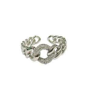 Silver Floral Ladies Rings SLR728