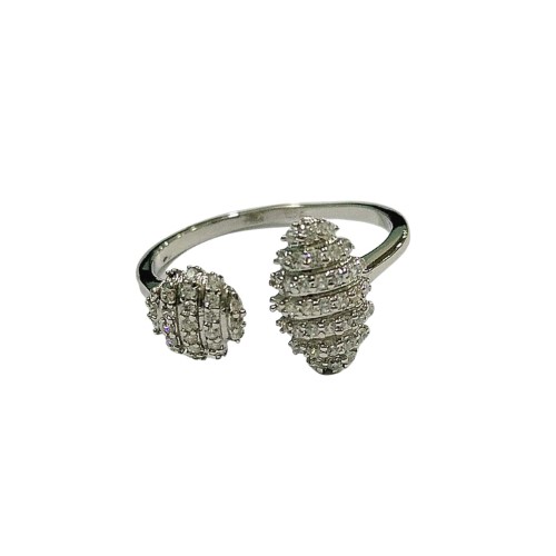 Silver Plain Ladies Rings SLR911
