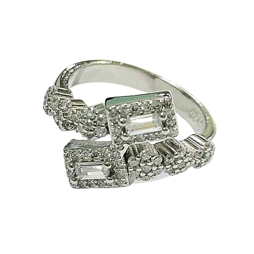 Silver glorious ladies rings slr457