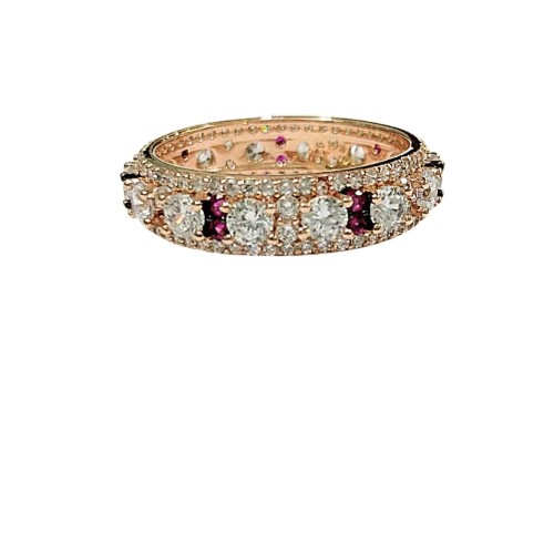 Silver Loopy Bends Ladies Rings SLR149