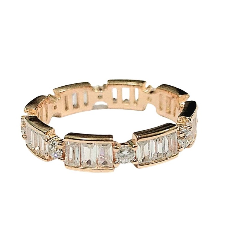 Silver elegant design ladies rings slr448