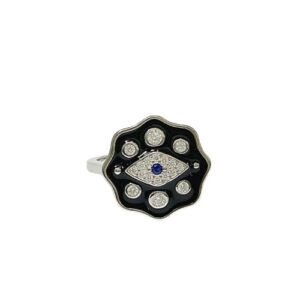 Silver Sparkling Ladies Rings SLR791