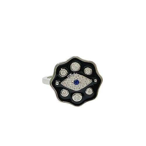Silver Sparkling Ladies Rings SLR791