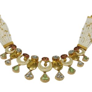 Gold necklace set ans2827