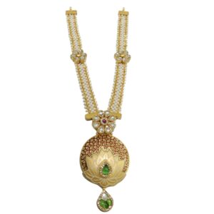 Gold necklace set ans9390