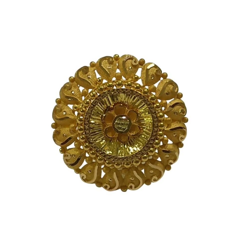 22k gold glam ladies ring lr9983