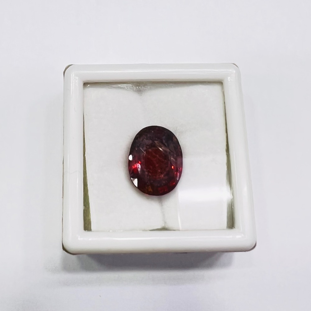 10ct oval orange hessonite-gomed