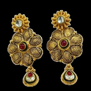 916 yellow gold modern design pendant set ans9450