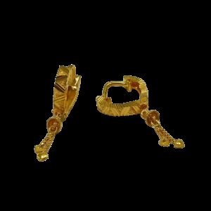 22k yellow gold ethnic bali w1977