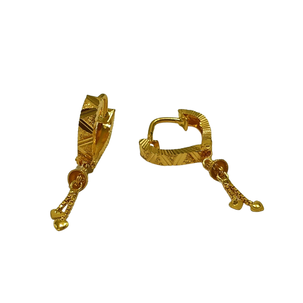 22k yellow gold ethnic bali w1977