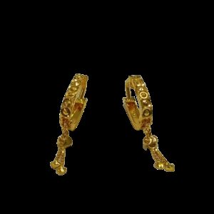 22k yellow gold regal design bali w4730