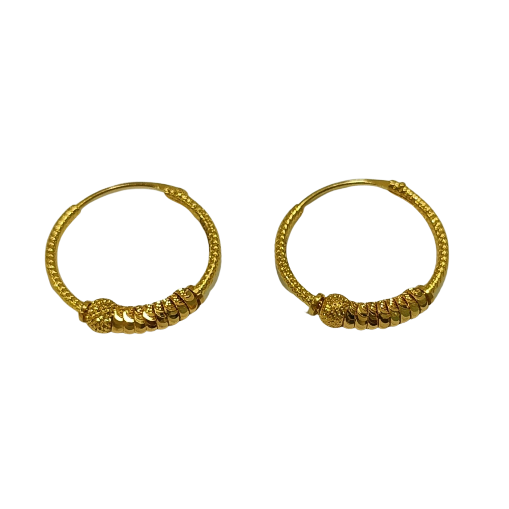 22k yellow gold elite design bali w1217