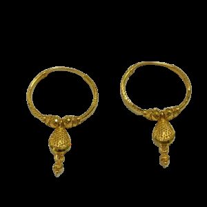 22k yellow gold divine design bali w3692