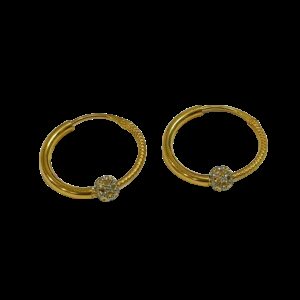 22k yellow gold grand design bali w4004
