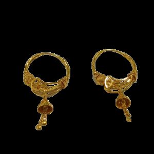 22k yellow gold fine design bali w2173