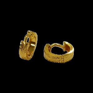 22k yellow gold elegant design bali w8045