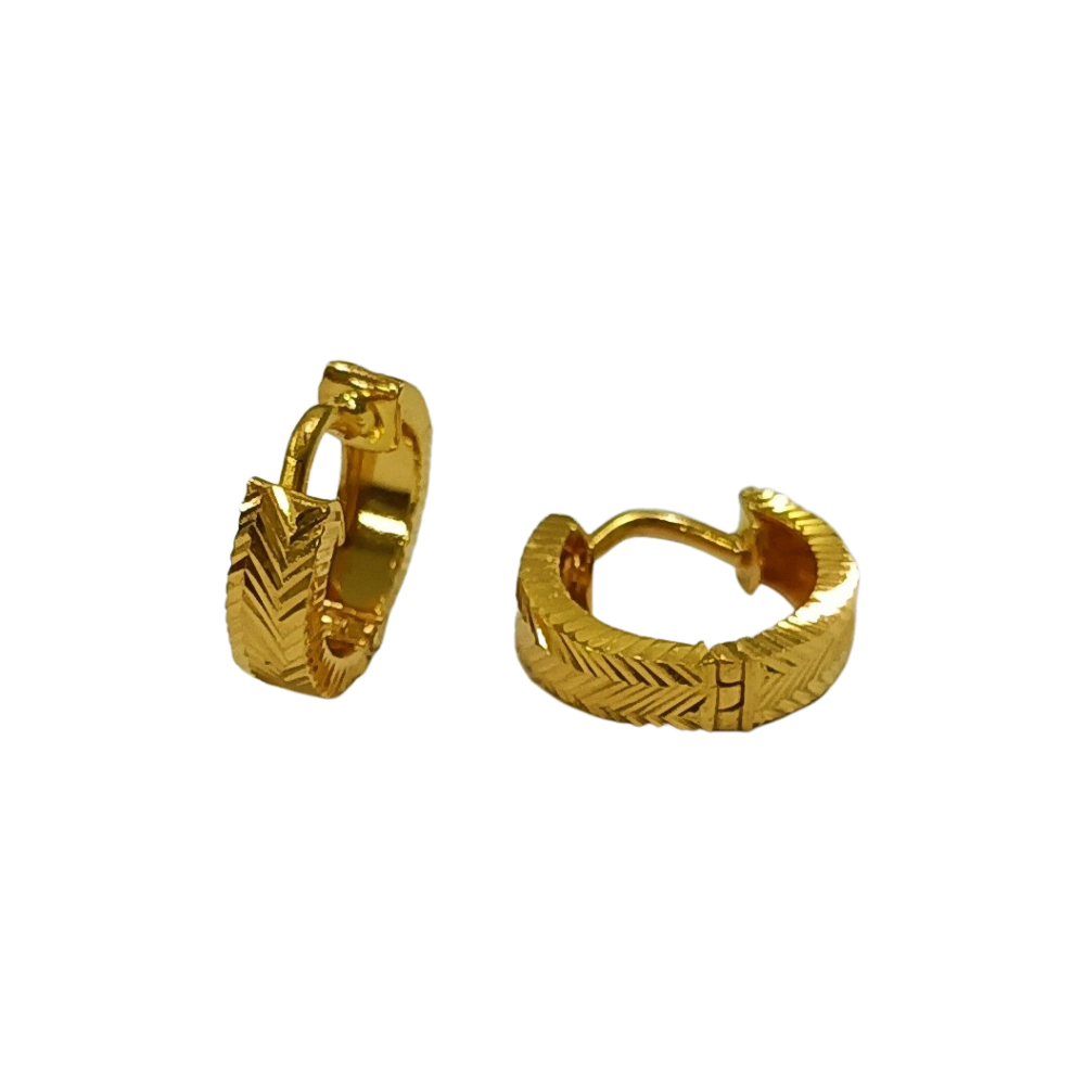 22k yellow gold elegant design bali w8045