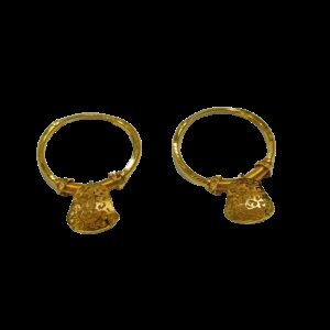 22k yellow gold classy design bali w5806
