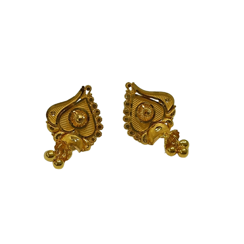 22k Yellow Gold Plain Bali TP4603