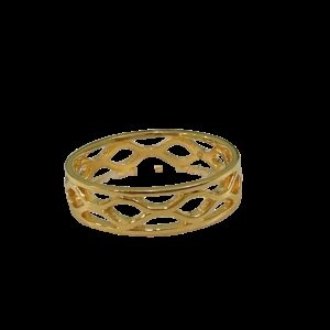 22k Yellow Gold Elite Chain Ring